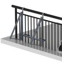 Balcony railing mounting system